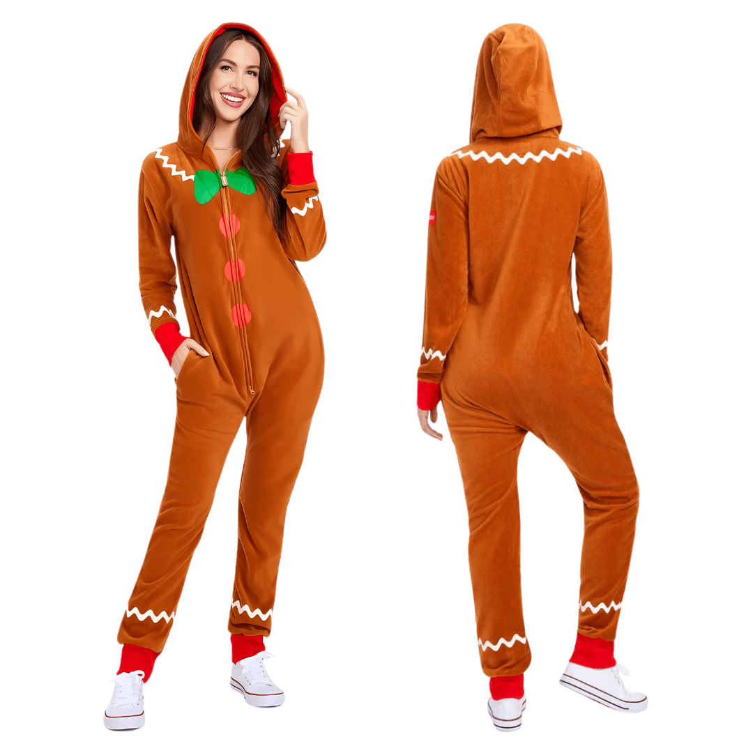 Gingerbread Christmas Jumpsuit