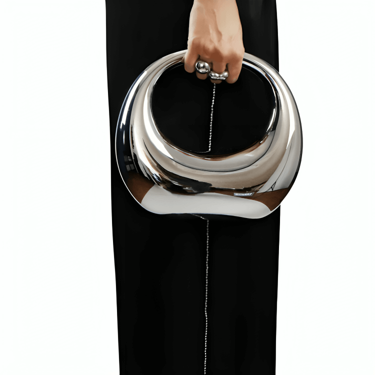 Lunara™ Metallic Crescent Bag